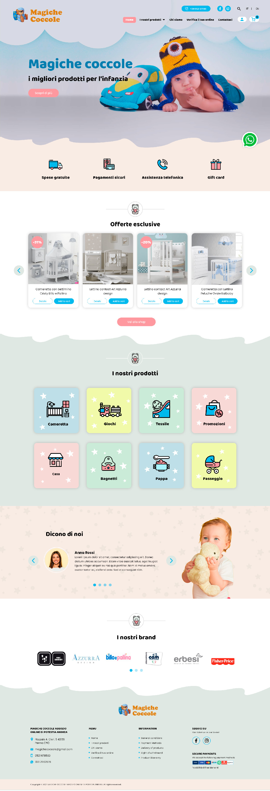 Magiche Coccole E-Commerce
