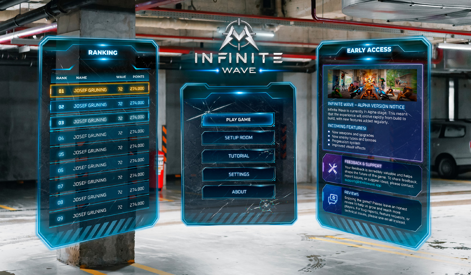 INFINITE WAVE - MiXED REALITY GAME META