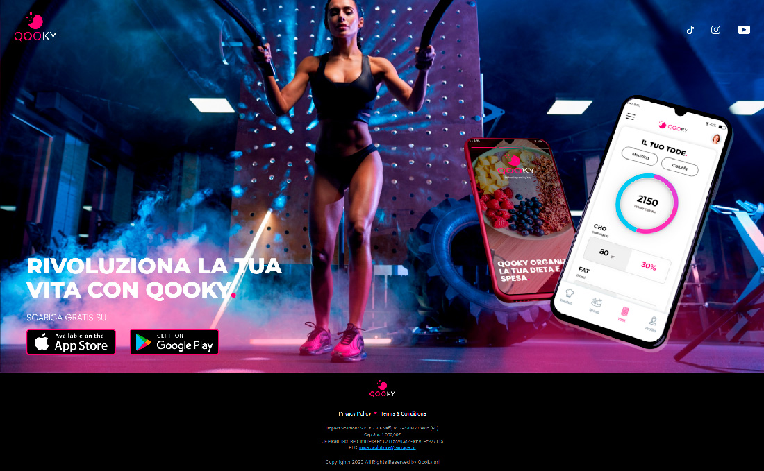 Progetto Qooky Landingpage