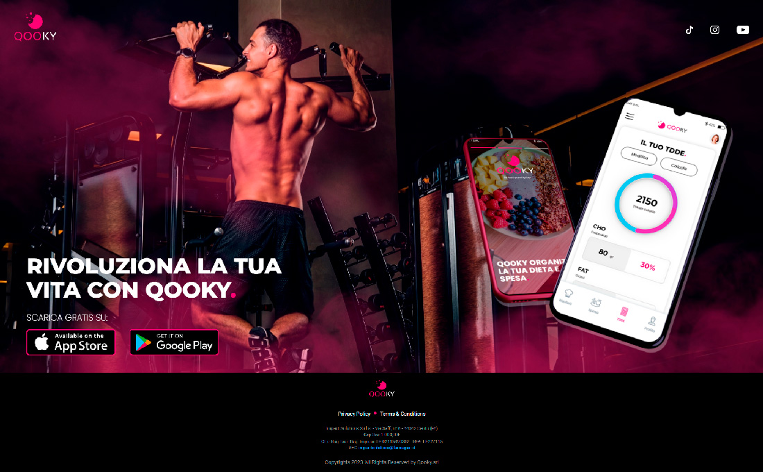 Qooky Landingpage